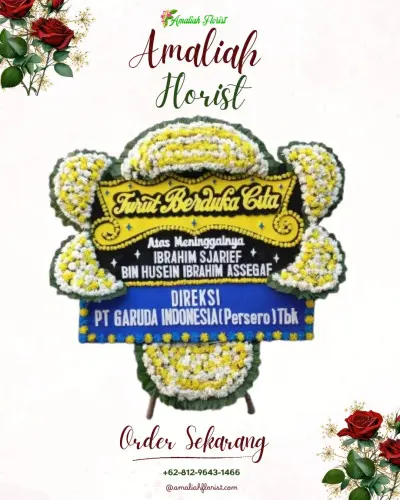 Papan Bunga Duka serang