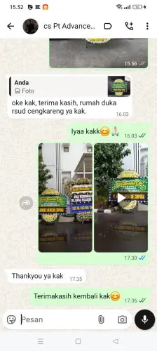 Testimonial Papan Bunga Pernikahan serang