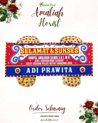 Karangan Bunga Ucapan Selamat serang